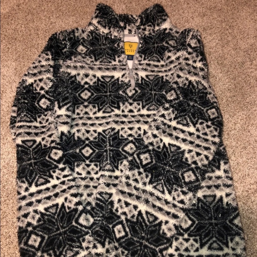 Fuzzy Quarter Zip